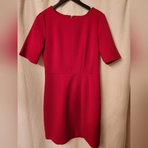 Banana Republic short sleeve red dress Size 8